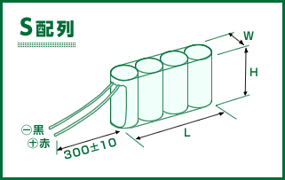 S配列 リード線付き